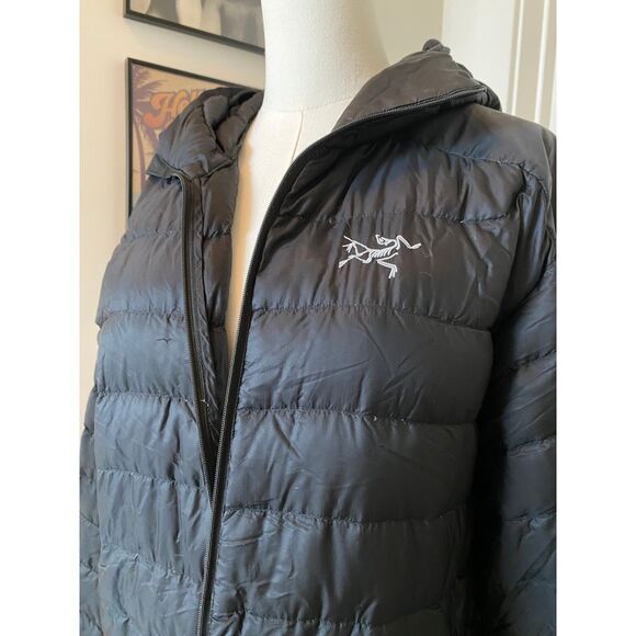 Arc'teryx Cerium LT Goose Down Puffer Jacket Hooded Lightweight Winter Coat - Picture 4 of 12